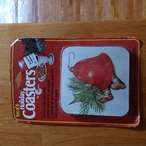 10 Vintage Holiday Coasters